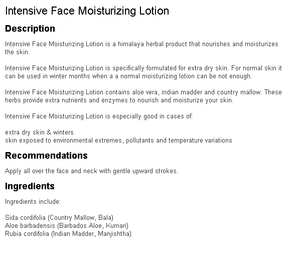 Buy Face Moisturizing Lotionl online